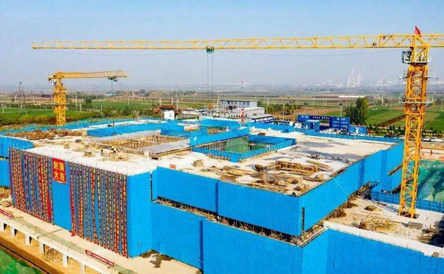 陶寺遺址博物館設(shè)計(jì)占地74.7畝，主體工程封頂